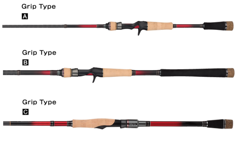 クリムゾンシリーズのグリップタイプ一覧の画像